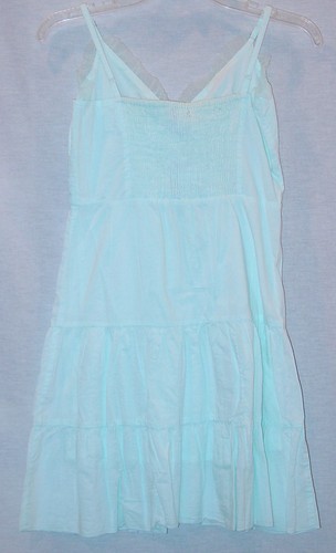 RED CHILLI GIRLS SUGAR BLUE SPAGHETTI STRAP SUMMER DRESS NEW WITH TAGS - Picture 2 of 6
