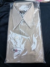 NOS Vintage 60s Penneys Towncraft Penn-Prest Men 15 Shirt Button Up Long Sleeves