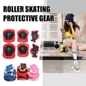 6pcs-Skating-Protective-Gear-Sets-Elbow-Knee-Pads-Bike-Skateboard-For-Adult-Kid