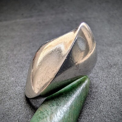 Vintage Georg Jensen Denmark Nr. 91 Designer Ring Sterling Silber 925 RG 52 S