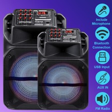 9000W Wireless Bluetooth Speaker Protable Party Subwoofer Stereo Sound w/ Mic