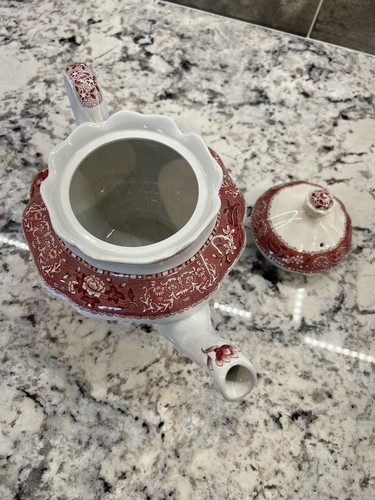 Spode C1833 Pink Camilla 6 Cup Teapot Only 2000 Made. - Picture 7 of 10