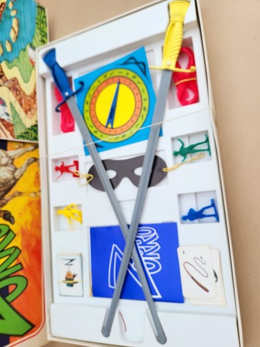 Board game 1980 CLEMENTONI-Italy ZORRO (WALT DISNEY STUD., ABC TV-NET TV) M.I.B. - Foto 11 di 24