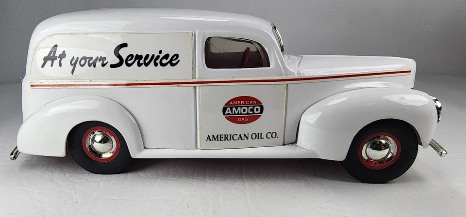 Amoco Coin Bank American Classics #5193 * Camión de panel * escala 1/25 7" con llave 1994 Foto 4 de 4