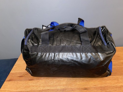 Vintage Adidas Holdall Duffle Bag Gym 80s Oxford Nylon Washable retro black RARE - Picture 5 of 23
