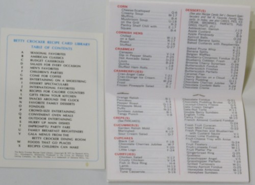 Betty Crocker Recipe Card Library Yellow Box Card Index Subscription Cards 1971 - Picture 4 of 6