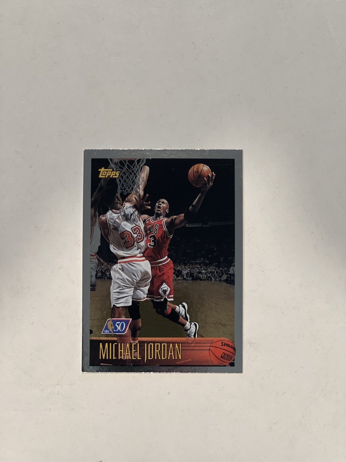 1996-97 Topps - Michael Jordan #139 Foil Nba 50