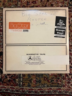 Big Star ~ Third III  Test Pressing Newbury Comics Orange Vinyl LP SEALED x/700