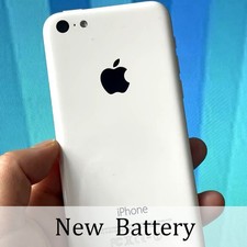 Apple iPhone 5c Unlocked New Battery - 8 GB / 16 GB / 32GB - White
