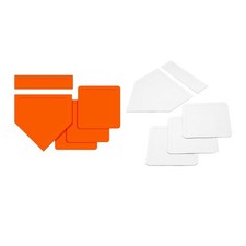 Throw Down Rubber Base Set Baseball Softball Base Set f&uuml;r Teeball Kickball