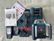 Bosch Self-Leveling Rotary Laser GRL400H with Receiver LR1, Very Good Condition