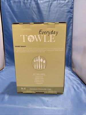Towle Everyday Palm Breeze Stainless Steel 20pc. Flatware Set