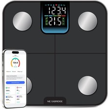 Smart Scale for Body Weight, BMI, Body Fat, Muscle Mass, 7-in-1 Large Display