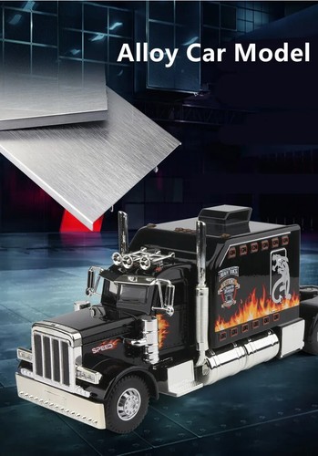 Modelo a escala 1:24 para Peterbilt 389 camión remolque cabeza contenedor... - Imagen 12 de 27