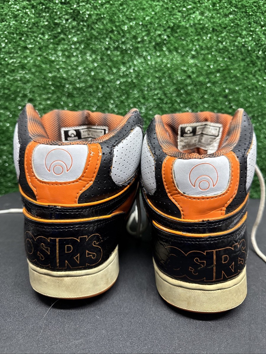 Osiris Bronx NYC83 Ultra Orange/Black/White Skate Shoes Men's Size