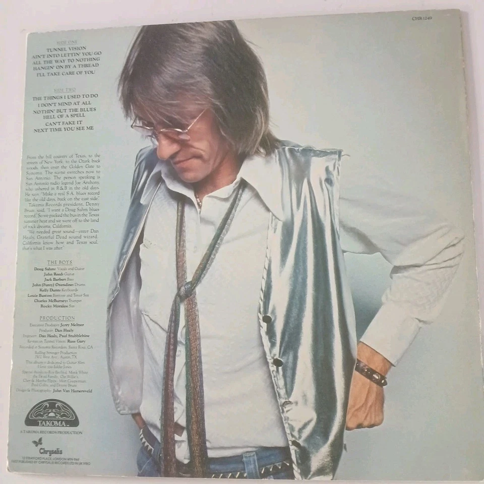 DOUG SAHM HELL OF A SPELL VINYL ALBUM LP (ORIGINAL 1980) FREE UK DELIVERY Foto 2 de 4