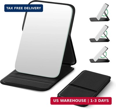 vpu Foldable Compact Makeup Mirror, Portable Pocket Travel Mirrors Ultrathin Han