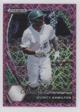 2021 Panini Prizm Draft Picks Pink Velocity Prizm Quincy Hamilton #PDP148 3y1