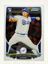 2013 Bowman Chrome - Hyun-Jin Ryu #154 Rookie Card. rookie card picture
