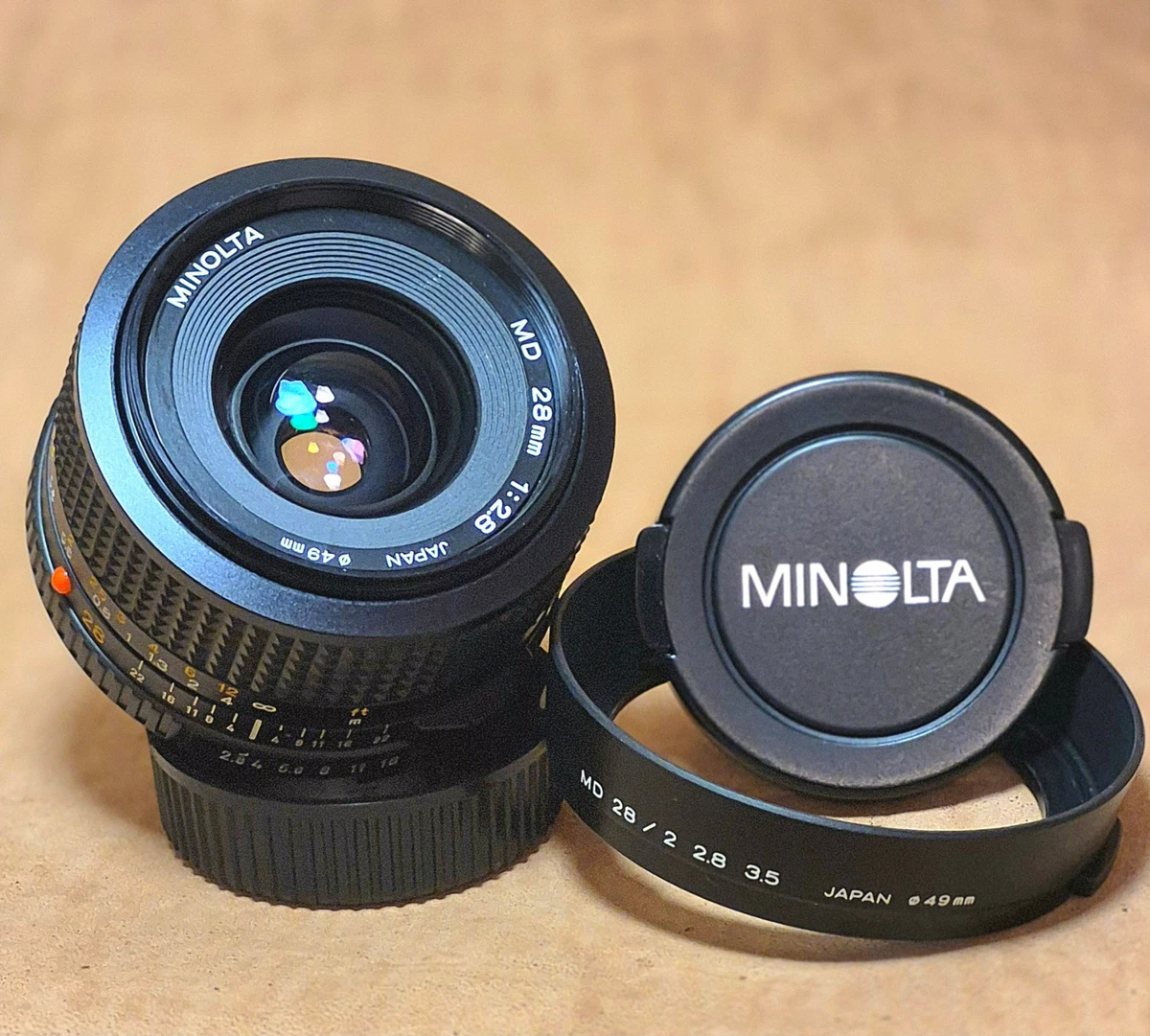 MINOLTA 28mm f/2.8 レンズ Minolta f/2.8 Camera Lenses 28mm Focal for sale - eBay