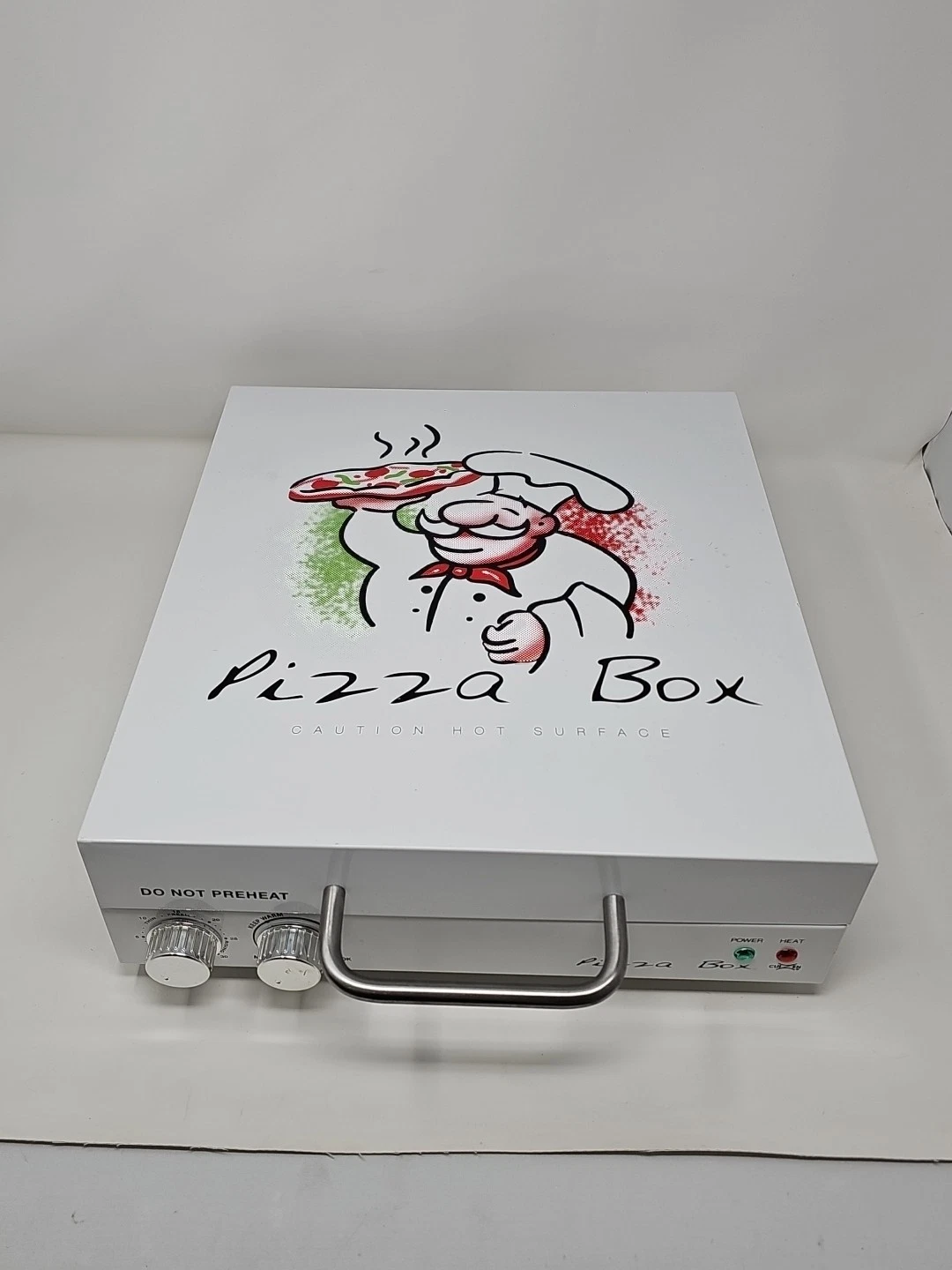Cuizen Pizza Box Countertop Pizza Oven w/ 12" Rotating Pan PIZ-4012 - Tested
