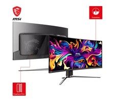 MSI MAG 341CQP QD-OLED 34" Widescreen OLED LED Black Curved Monitor 3440x1440
