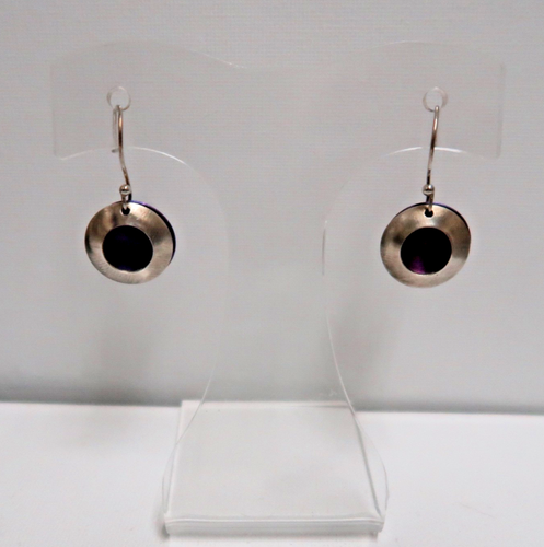 New Martini Jewels Niobium/Recycled Sterling 3D Earrings Similar to Holly Yashi - Bild 4 von 8