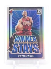 DWYANE WADE 2024-25 DONRUSS OPTIC SILVER WINNER STAYS #20 HEAT Q6573