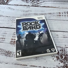 Rock Band (Nintendo Wii 2008) With Manual - Game Only - Great Condition CD