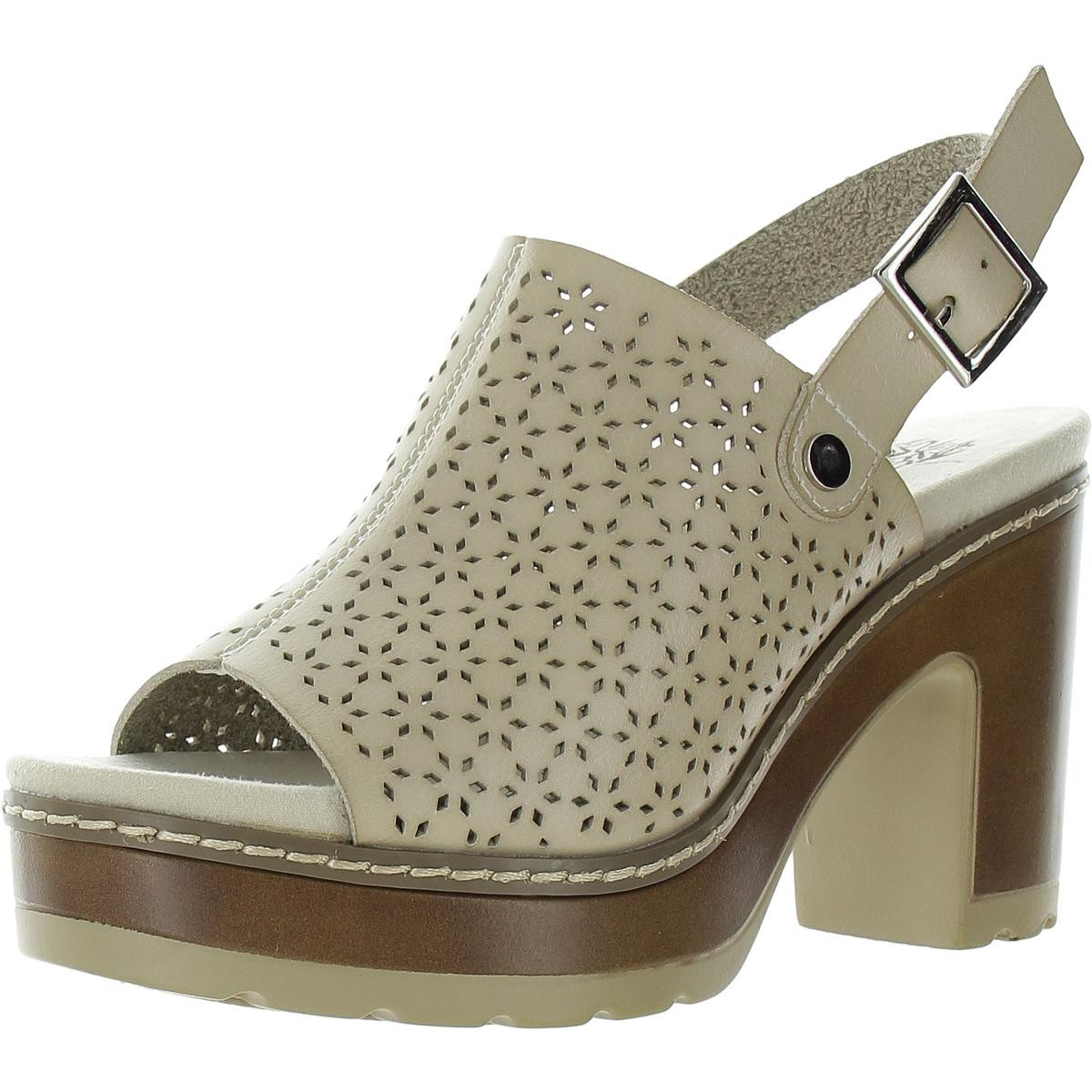 Женские туфли G.C. Olivia бежевого цвета на высоком каблуке 7,5 см (B,M) BHFO 9346