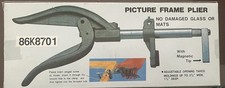 Picture Frame And Window Pliers Magnetic Tip Unused Condition With Box open 