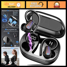 Bluetooth 5.4 Wireless Earbuds, Noise Cancelling, Deep Bass, 50H Playtime, IP7,