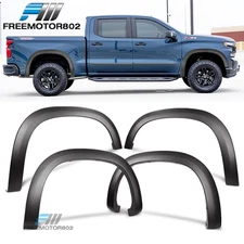 Fits 19-23 Chevy Silverado 1500 OE Style Fender Flares Textured Black - PP