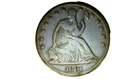 1861  S  Seated Liberty Half Dollar - 50c  Nice Civil War Issue!