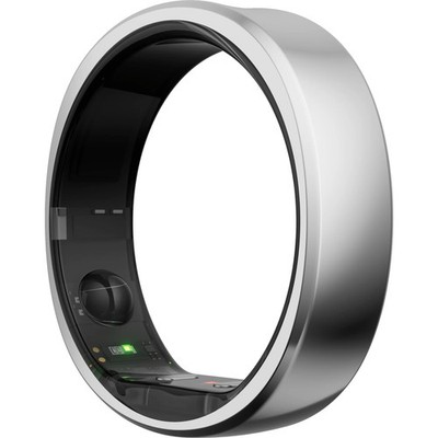 RingConn Smart Ring Gen 2, Size 6, Silver - A - Like New