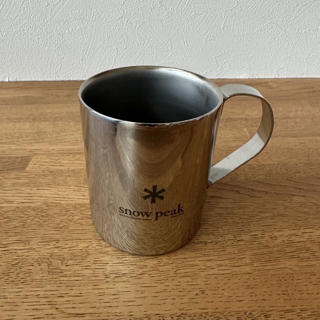 バーベキュー・調理用品 SNOWPEAK VINTAGE STAINLESS MAG CUP Snowpeak Stainless Steel Mug Vacuum Insulated Japan