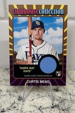 2024 Topps Heritage Clubhouse Collection Gold CCR-CM Curtis Mead (RC) 96/99 Rays