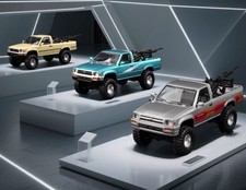1:64 1995 Toyota Hilux RN80 Pickup Truck Diecast Model