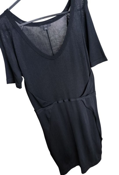Women COS Dress Black Viscose 34 / XS / 42 #6Q0Z