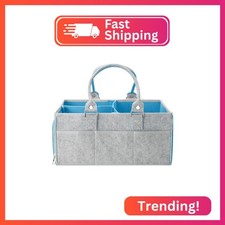 Mr. Pen- Baby Diaper Caddy Organizer, Blue Inside, Diaper Organizer, Car Diaper