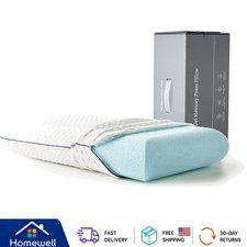 Cooling Gel Memory Foam Pillow   Standard Size, Neck Support for All Sleepers