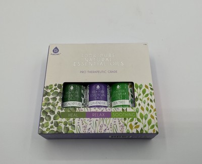 Pursonic Essential Oils 100% Pure Natural Tea Tree , Lavender , Eucalyptus NEW