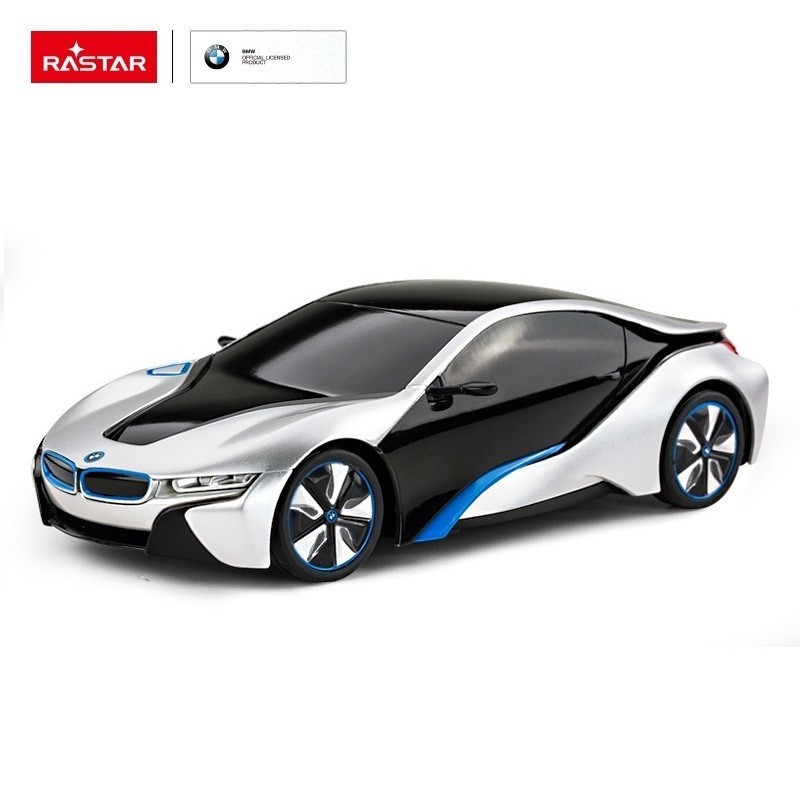 1/24 Rastar BMW i8 RC Car White
