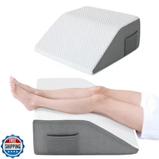 Cozymaker 10" Leg Elevation Pillows for Swelling, Cooling Gel Memory Foam Wed