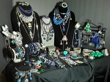 Lot of gem stone jewelry,Lapi Lazuli, Sodalite,Sterling Silver, Frewater Pearls