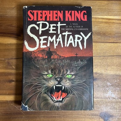 Stephen King Pet Sematary 1st Edition 1st Print Y38 Gutter Code