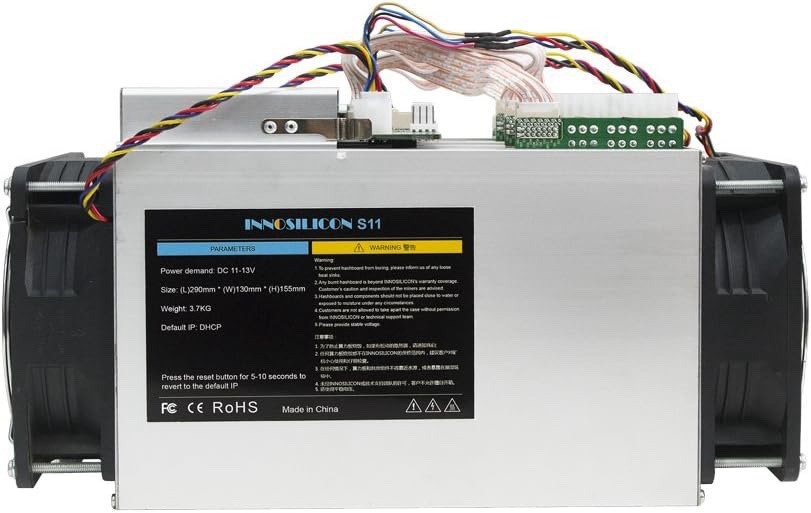 Innosilicon S11 SiaMaster SiaCoin ASIC BiP110 Bitcoin Knots BTC2B Blake2B 4.3TH