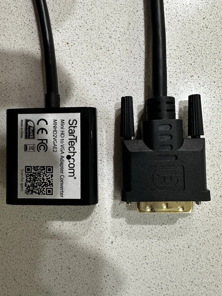 Mini HD To VGA Adapter And DVI Male To HDMI Female Adapter. - Image 2 of 4