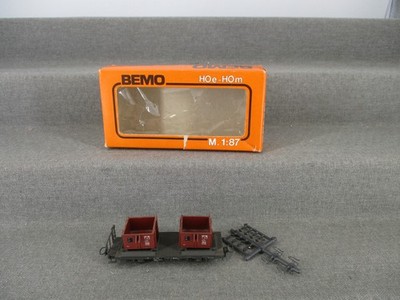 Bemo Spur H0m 2258 Güterwagen Kiesbehälterwagen der RhB in OVP BB77