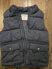 Old Navy Toddler Boys 5 5T Puffer Vest Jacket Coat Color Navy